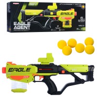 Автомат 391 м'які кулі-кульки 6 шт., кор., 57-22-6,5см.