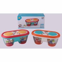 Гра 855-161C барабан, карусель(рухлива), регул. гучн., 2 кольори, муз.,світло,бат.,кор.,23,5-11-13см