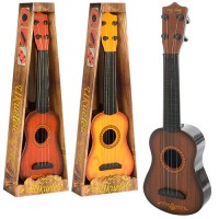 Гітара 0381-1-2-3 струни 4 шт., 3 кольори, кор., 45-16-5 см.