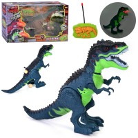 Динозавр NY065-A дист.кер.(ІЧ),ходить,пара/дим,несе яйця,2кольори,муз.,світло, бат.,кор.,44-27,5-13с