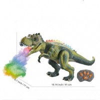 Динозавр MF226 дист. кер.(ІЧ), пара/дим, ходить, рухлива голова, муз., світло, бат., кор.,29-15-12см