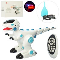 Динозавр 28309 дист.кер.(ІЧ),акум.,випускає пар,ходить,муз. (англ.), програм., USB, кор., 35-29-17см