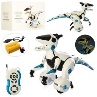 Динозавр 28308 дист.кер.(ІЧ), акум., реаг. на руку, їздить, муз.(англ.), світло, USB,кор.,41-29-20см