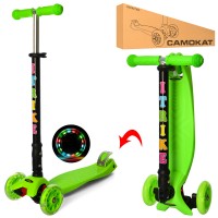 Самокат JR 3-003-1-GR MAXIсталь+плас.,кол.3шт.ПВХ-світло,2пер.120мм,задн.75мм,кермо,скл.,зелений Самокат JR 3-003-1-GR MAXIсталь+плас.,кол.3шт.ПВХ-світло,2пер.120мм,задн.75мм,кермо,скл.,зелений