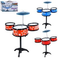 Барабан 1588-5588 барабанна установка, 3 барабани, 2 види (1в-2 кольори), кор., 38,5-23,5-13,5 см.