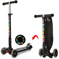 Самокат JR 3-003-1 Чорний Самокат JR 3-003-1 Чорний