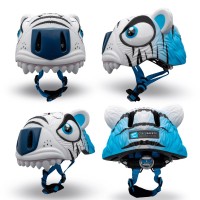 Шолом велосипедний Crazy Safety "Білий тигр" Шолом велосипедний Crazy Safety "Білий тигр"